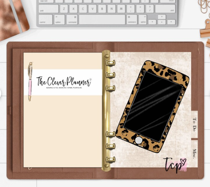 Planner Insert Bundle tab set (planner not included)
