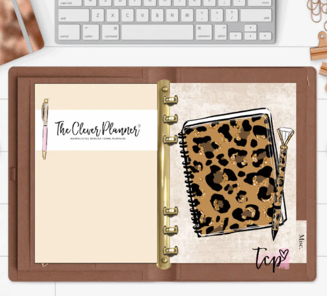 Planner Insert Bundle tab set (planner not included)