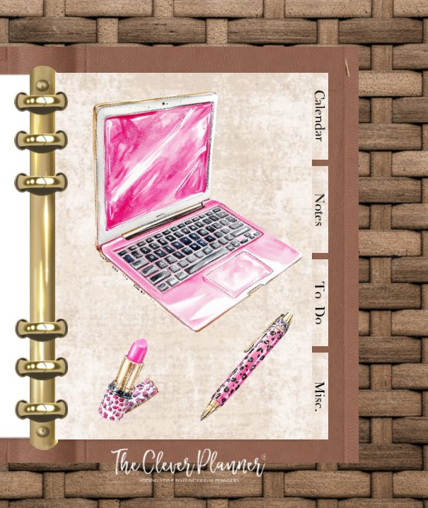 Leopard Print Planner Insert Bundle tab set (planner not included)
