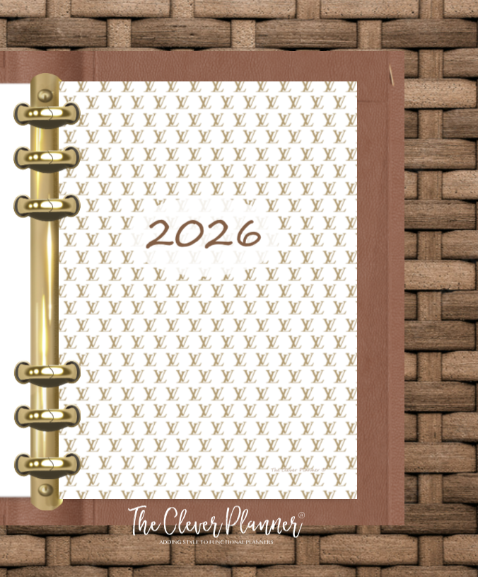 Printed Weekly Calendar Planner Refill 2026