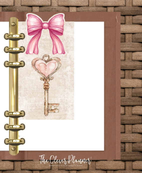 Pastel Tea Party Planner Insert Bundle tab set (planner not included)