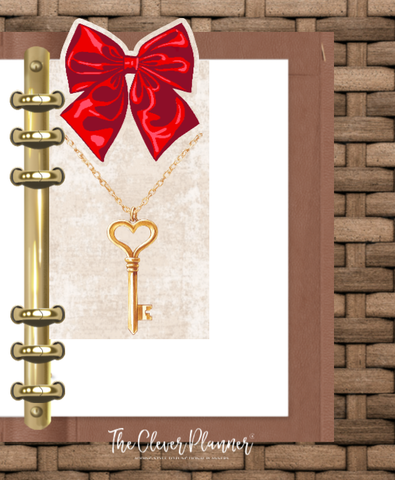 Midnight Rose Planner Insert Bundle tab set (planner not included)