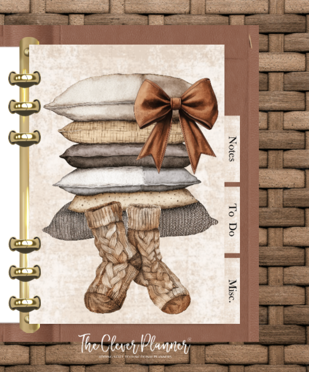 Beary Preppy Planner Insert Bundle tab set (planner not included)