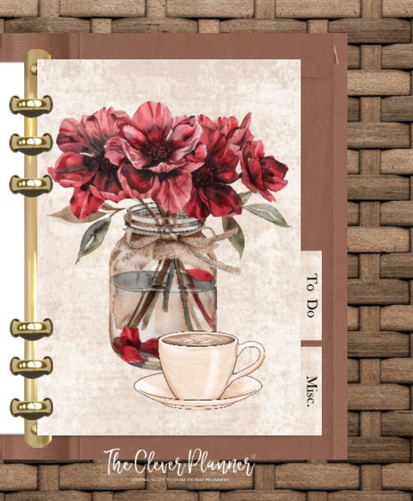 Beary Preppy Planner Insert Bundle tab set (planner not included)
