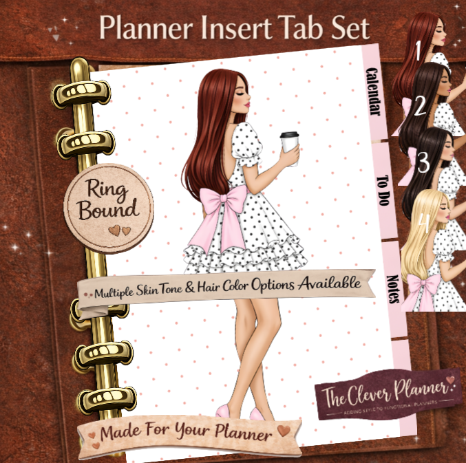 Planner Divider Tab Set | The Clever Planner