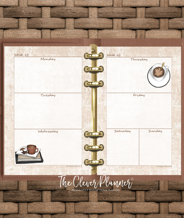 Fall - Undated Weekly Planner Refill