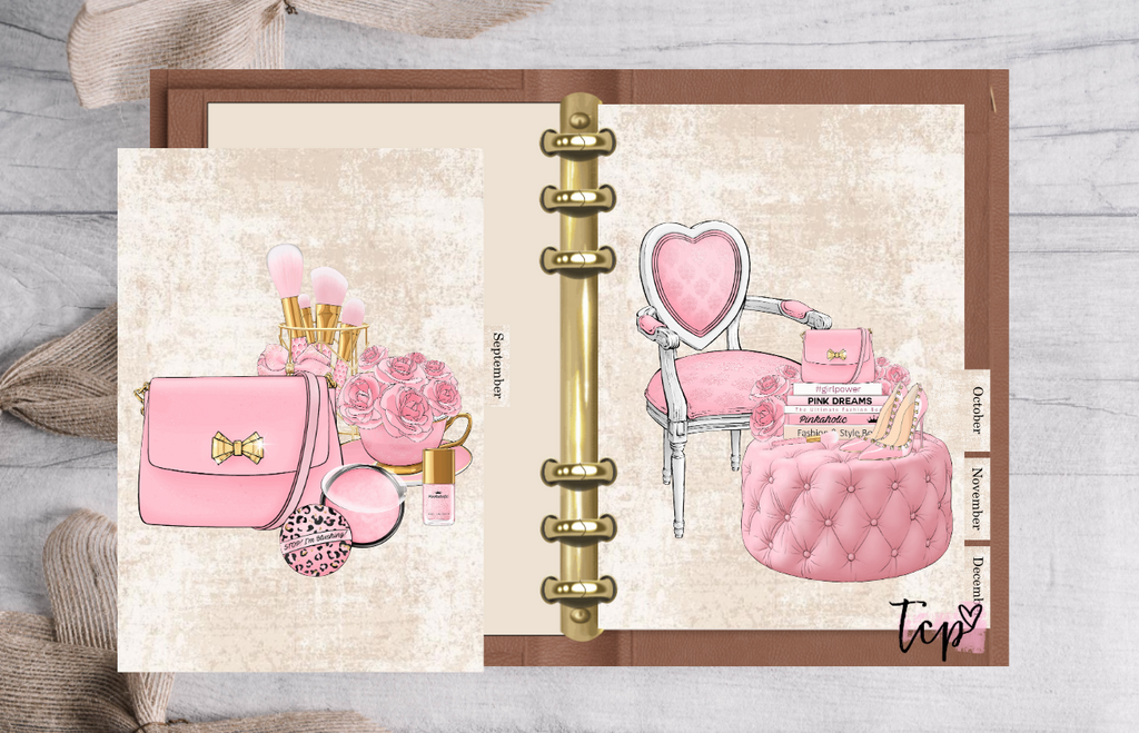 Pink Addict 12 Month Divider Set