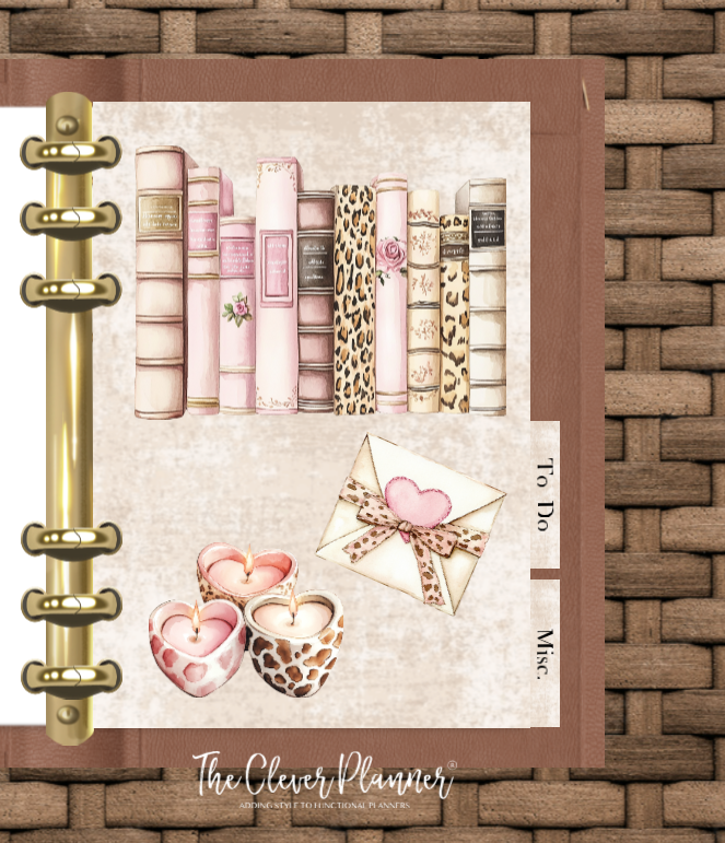 Leopard Print Planner Insert Bundle tab set (planner not included)