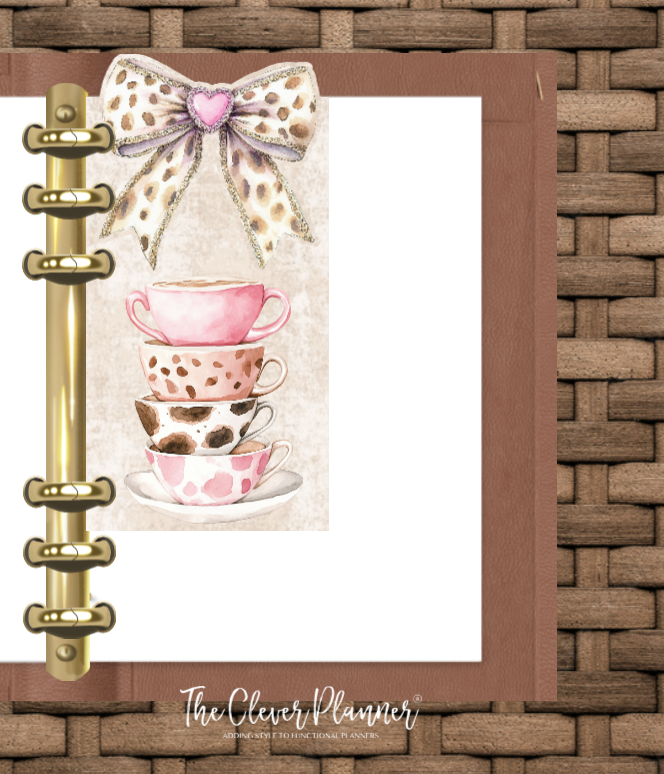 Leopard Print Planner Insert Bundle tab set (planner not included)