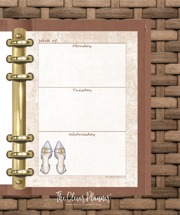 Spring - Undated Weekly Planner Refill