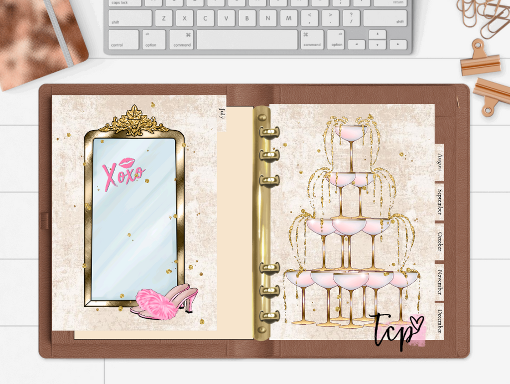 12 Month Planner Divider Tab Set