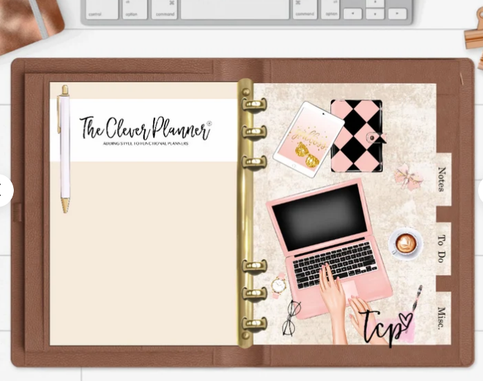 4 tab planner divider set