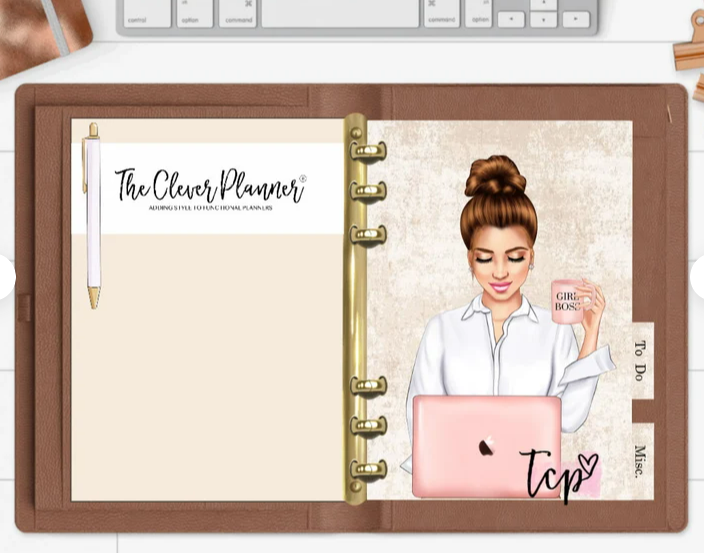 4 tab planner divider set