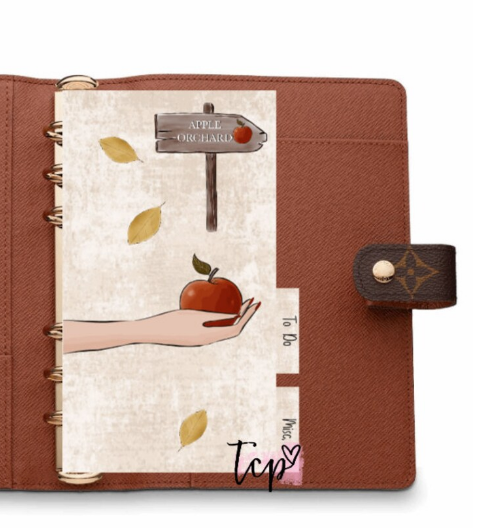 Fall Girl Planner Tab Set Bundle (planner not included)