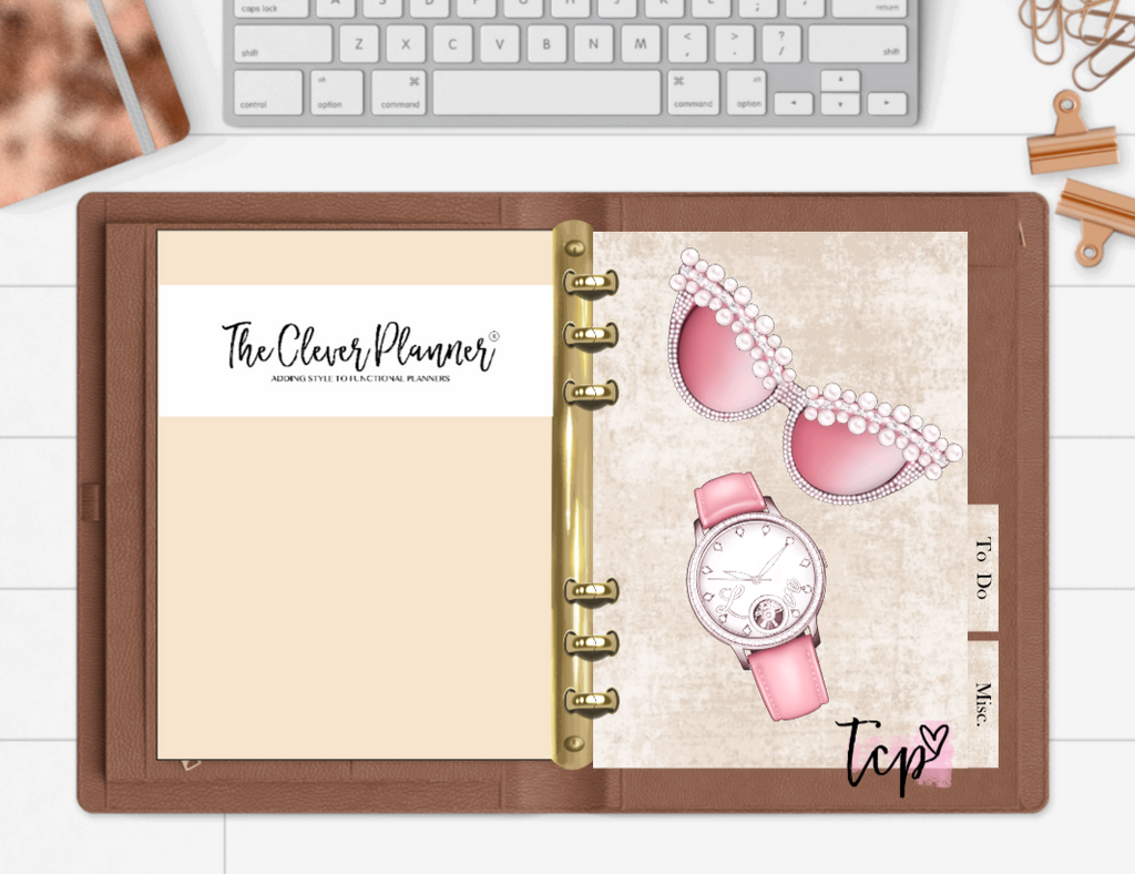 Planner Insert Bundle tab set (planner not included) Pink Bundle