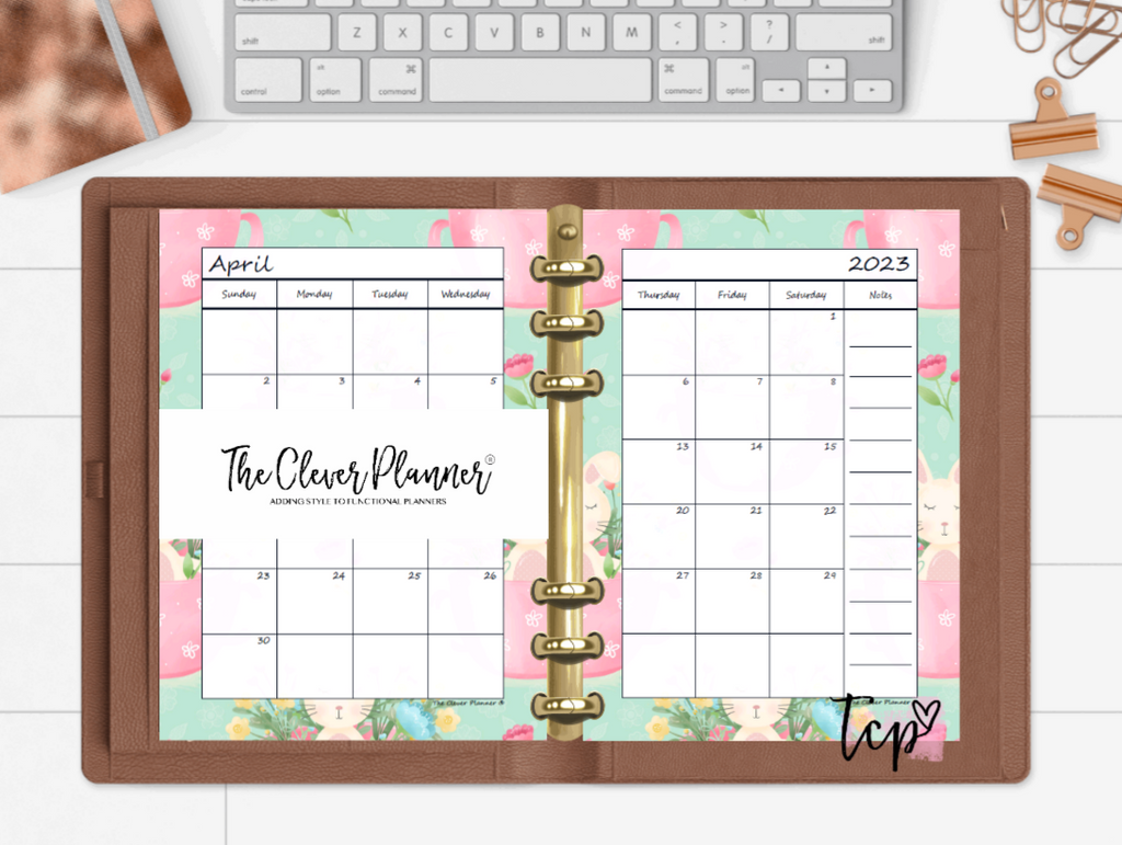 2024 Monthly Calendar (Separated) to use with monthly dividers (Holiday Print)