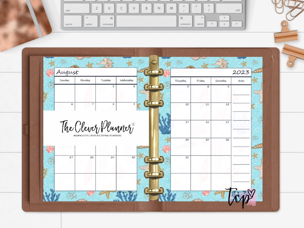 2024 Monthly Calendar (Separated) to use with monthly dividers (Holiday Print)