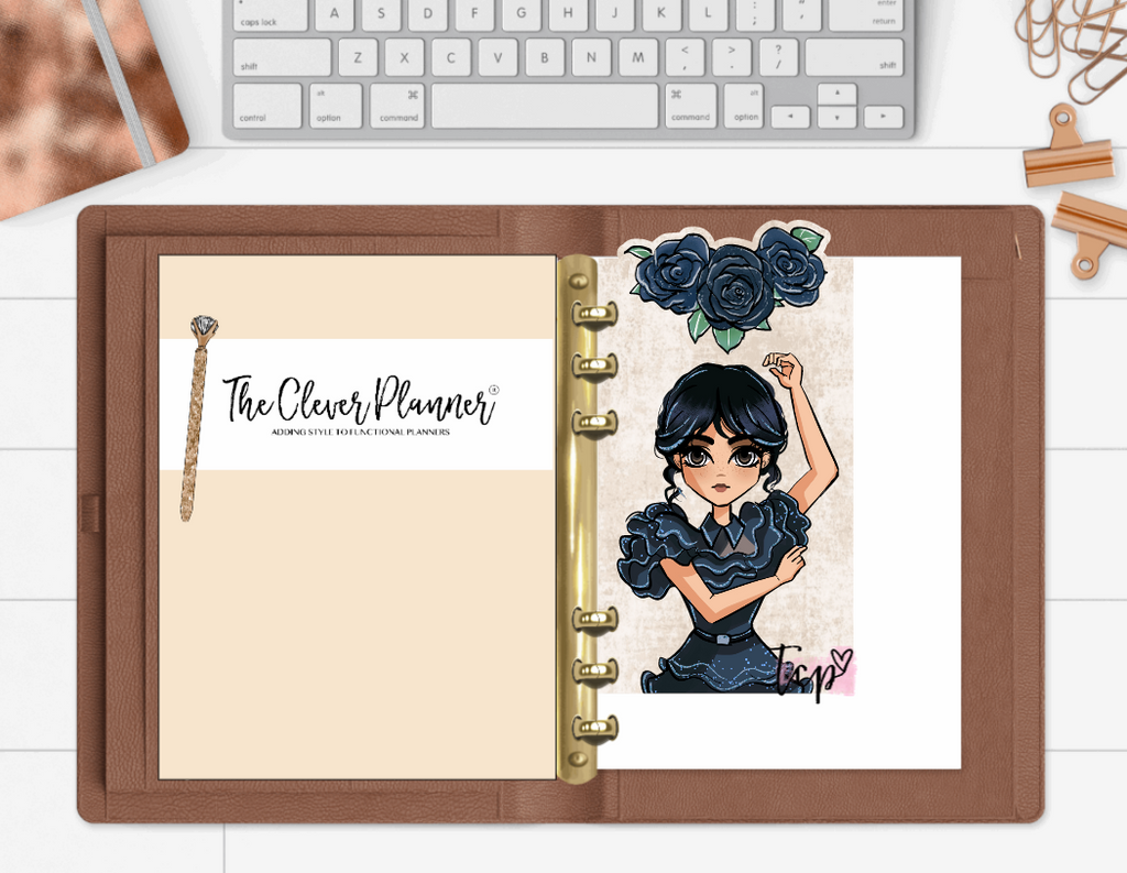 Gothic Girl Planner Bookmark Page keeper