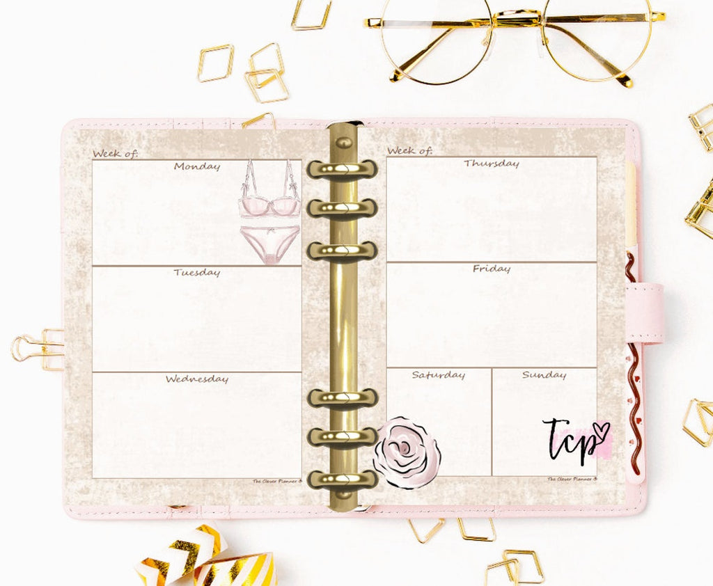 Cheetah - Undated Weekly Planner Refill