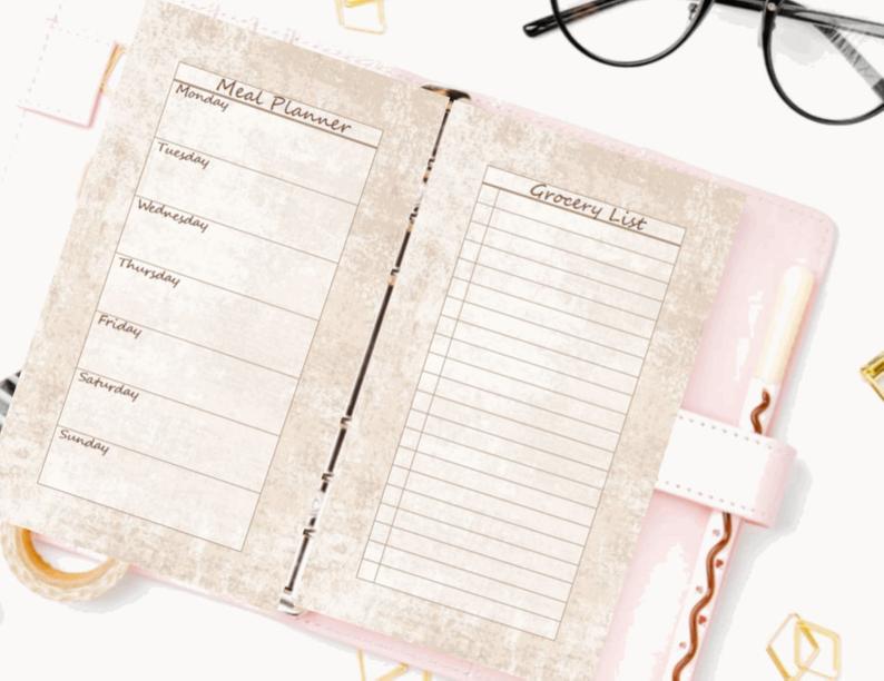 Meal Planner Refill