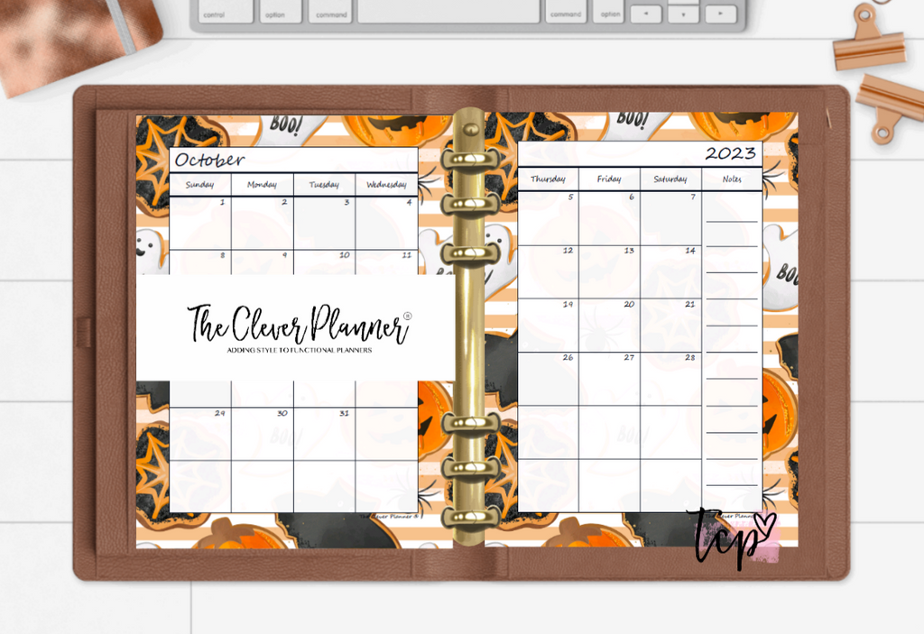 2024 Monthly Calendar (Separated) to use with monthly dividers (Holiday Print)