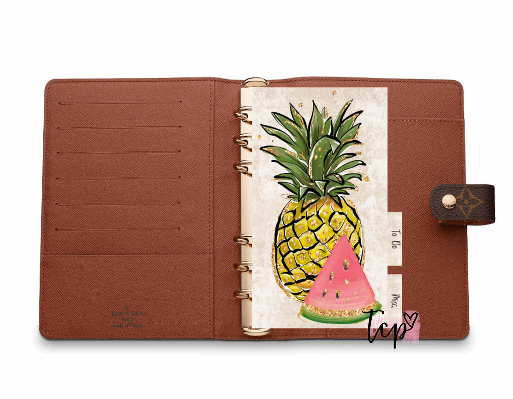 Tropical Girl Planner Insert Bundle tab set (planner not included)