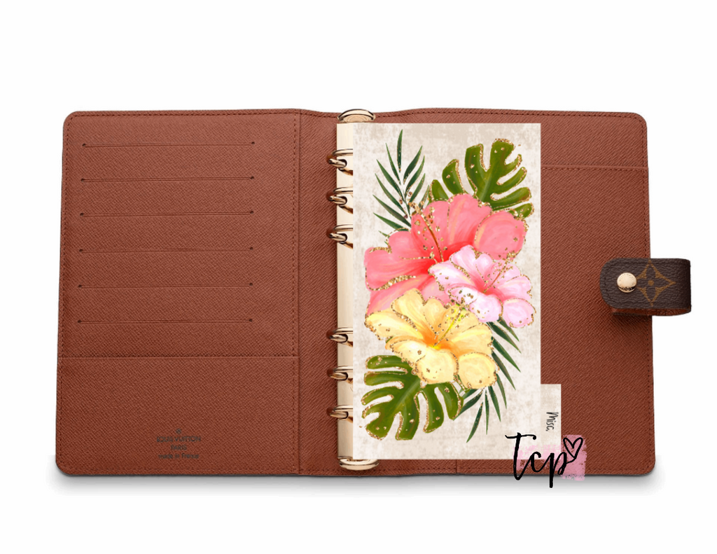 Tropical Girl Planner Insert Bundle tab set (planner not included)